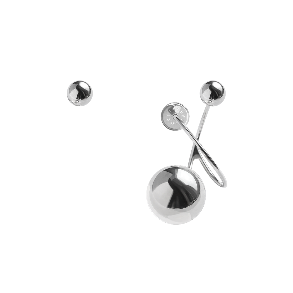 Серьга 'XL' с пусетой