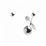 Серьга 'XL' с пусетой